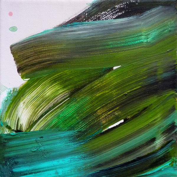 "Aufbruch"Acryl auf Leinwand 30 x 40